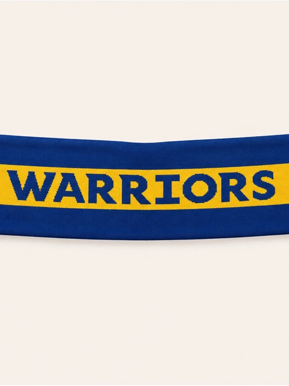 Golden State Warriors FOCO Knit Scarf Blue Gold NBA Fan Scarf 29” Long
